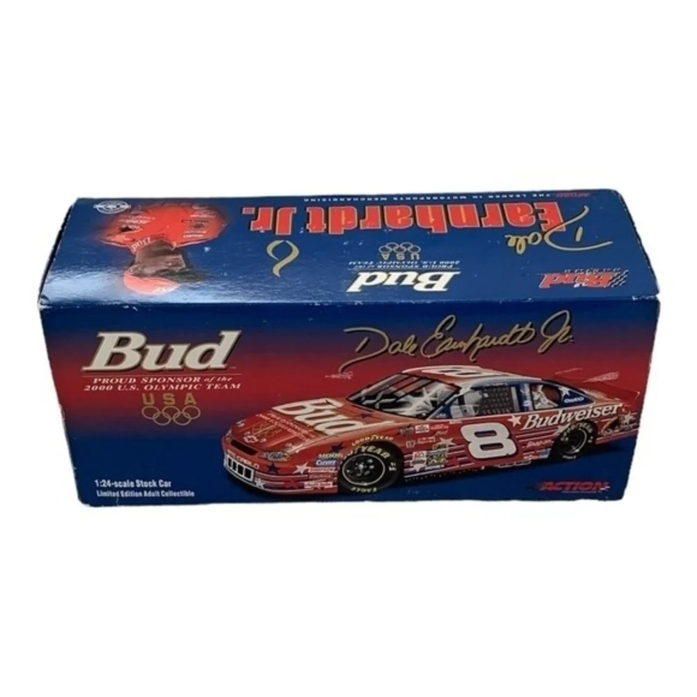 Dale Earnhardt Jr 2000 Budweiser US Olympic Team 1:24 Diecast NASCAR NIB Racing